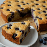 Gesunder Kuchen mit Heidelbeeren