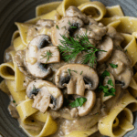 Veganes Pilz-Stroganoff
