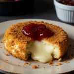 Camembert paniert und gebacken