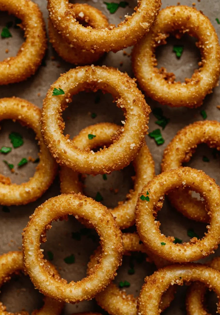 Knusprige Zwiebelringe