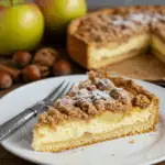 Apfelkuchen mit Pudding