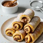 Nutella-Zimt-Toast-Rollen
