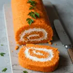 Möhrenrolle mit Frischkäse