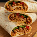 Tortilla mit Hackfleisch