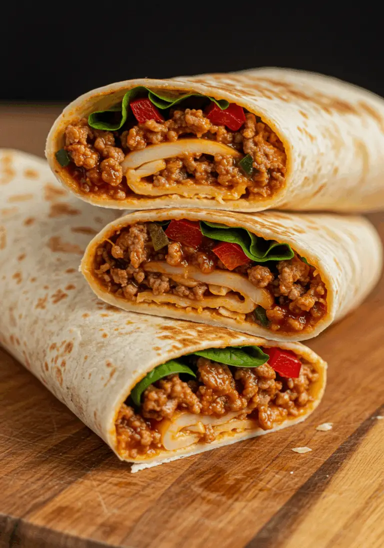 Tortilla mit Hackfleisch