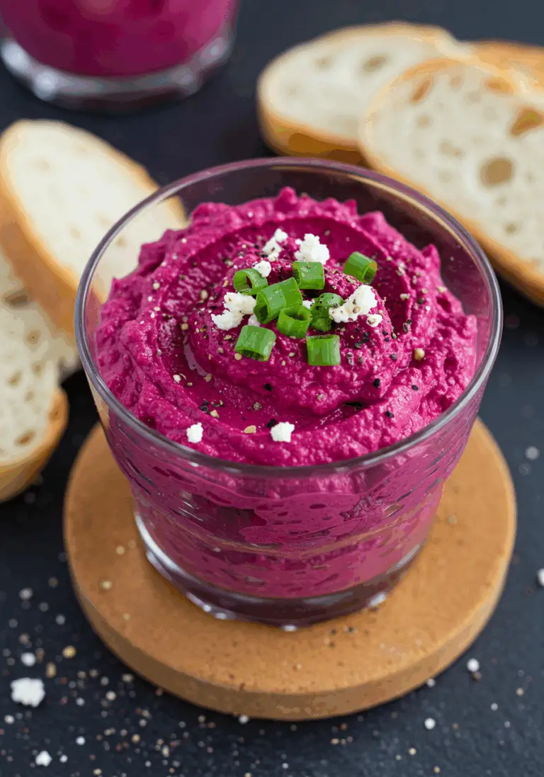 Rote Bete-Dip mit Feta