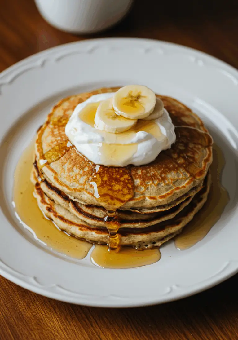 Haferflocken Bananen Pfannkuchen