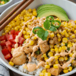 Street Corn Chicken Reisschüssel