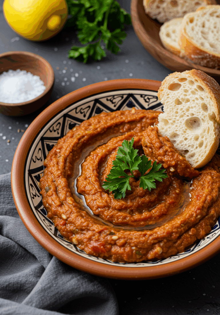 Zaalouk – Marokkanischer Auberginen-Tomaten-Dip