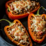 Gefüllte Spitzpaprika mit roten Linsen