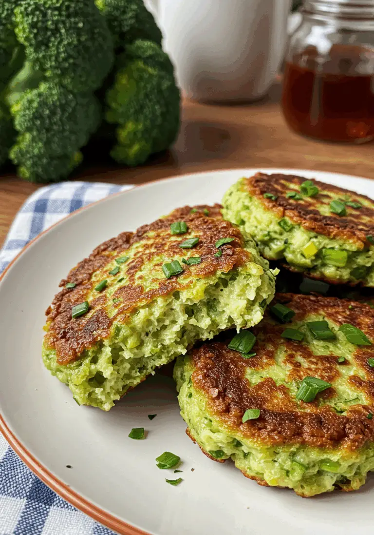 Brokkoli-Käse-Puffer zum Abnehmen