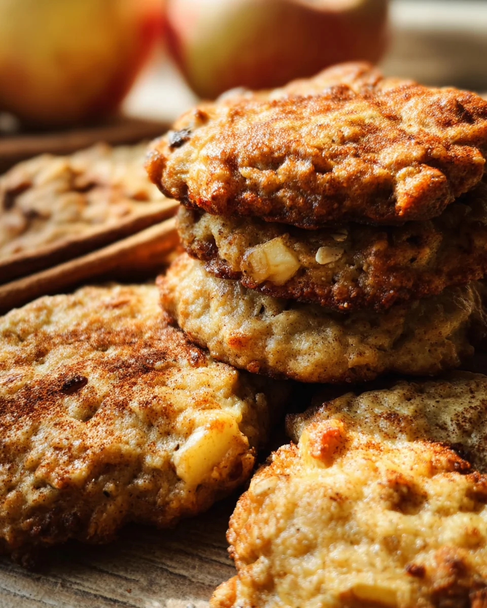 Apfel-Haferflocken-Kekse