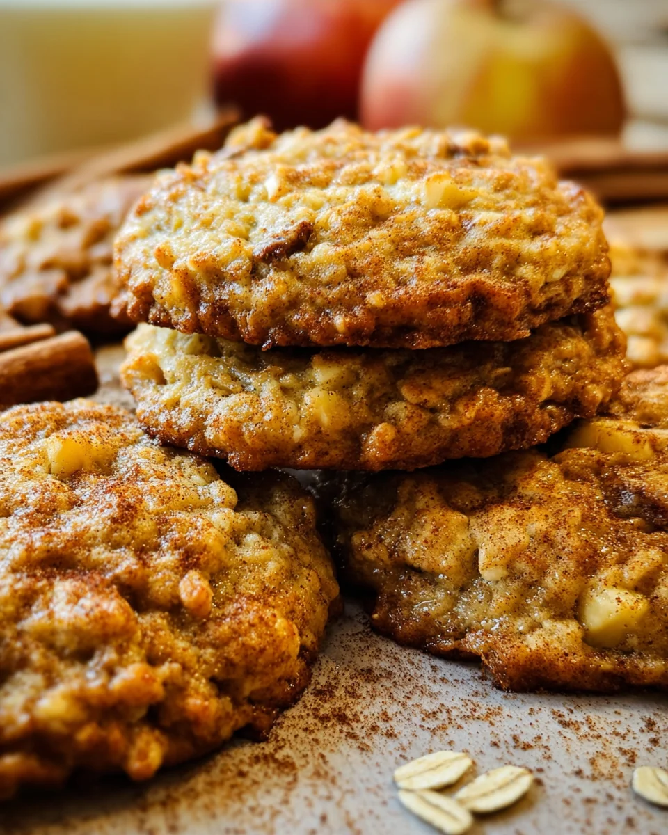 Apfel-Haferflocken-Kekse