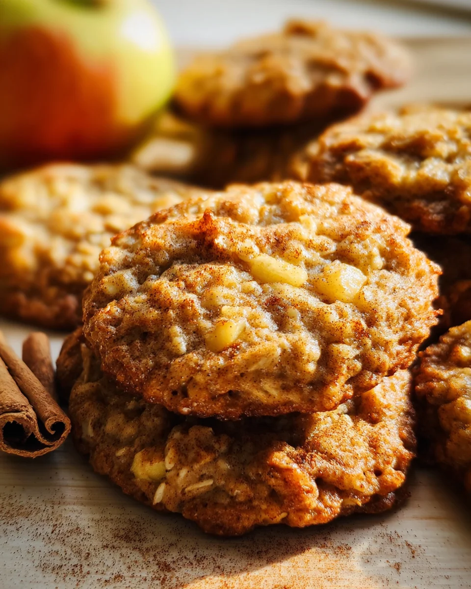 Apfel-Haferflocken-Kekse