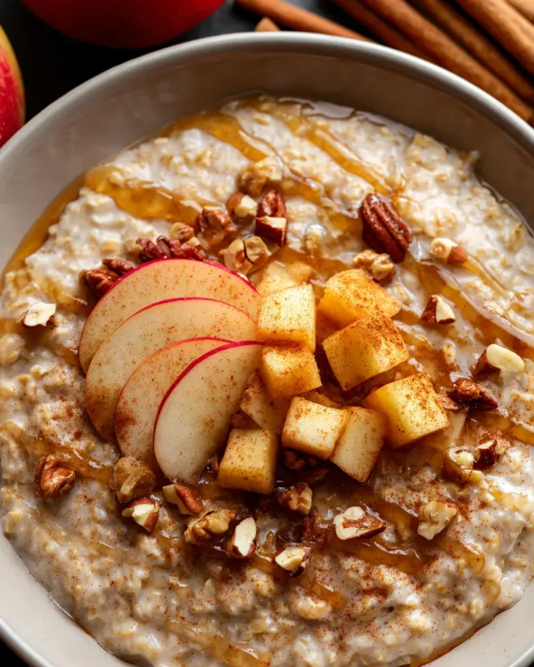 Apfel-Zimt-Haferbrei