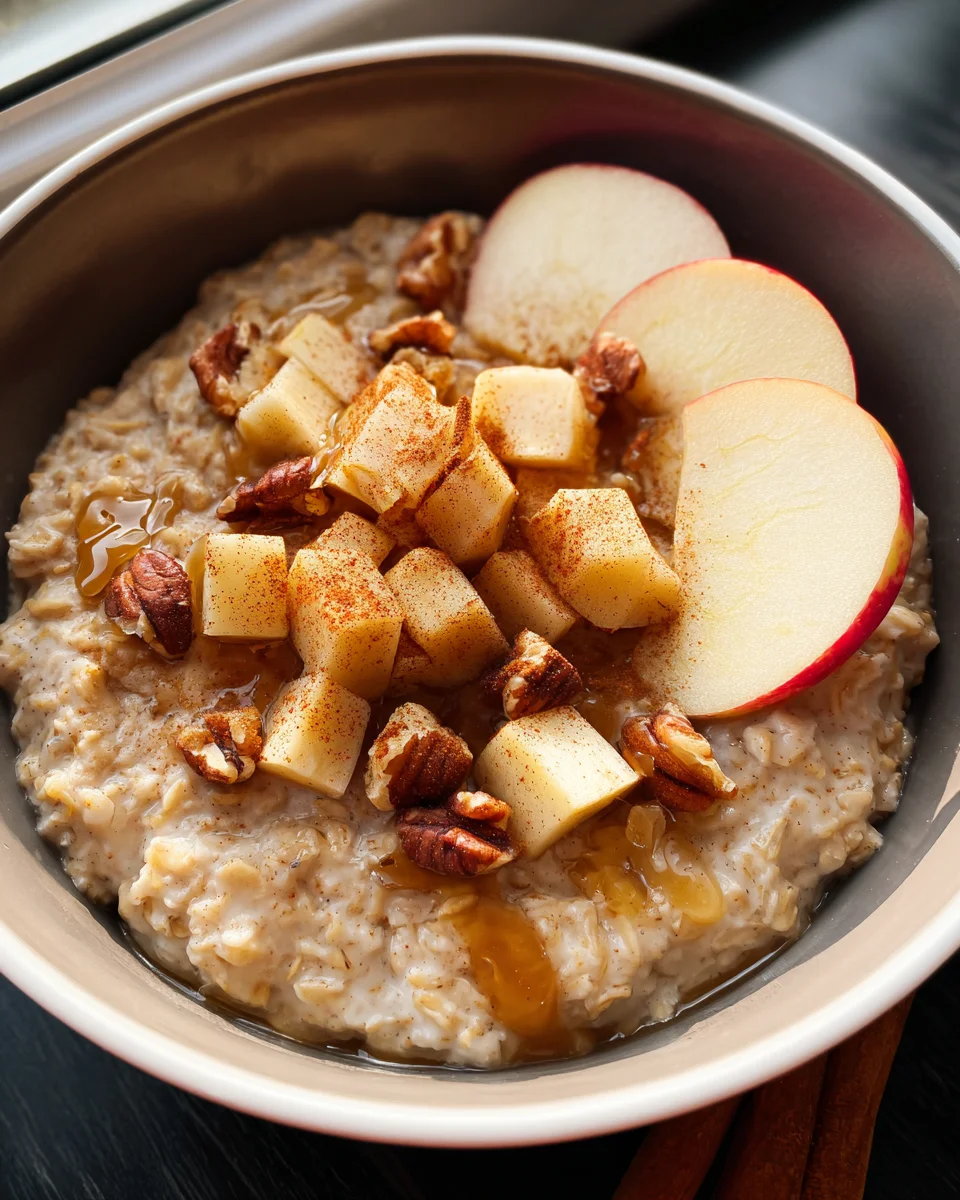 Apfel-Zimt-Haferbrei