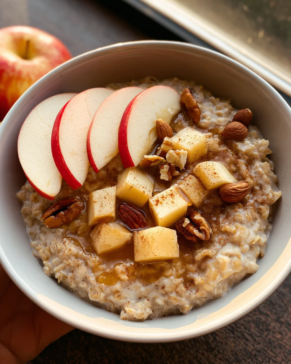 Apfel-Zimt-Haferbrei