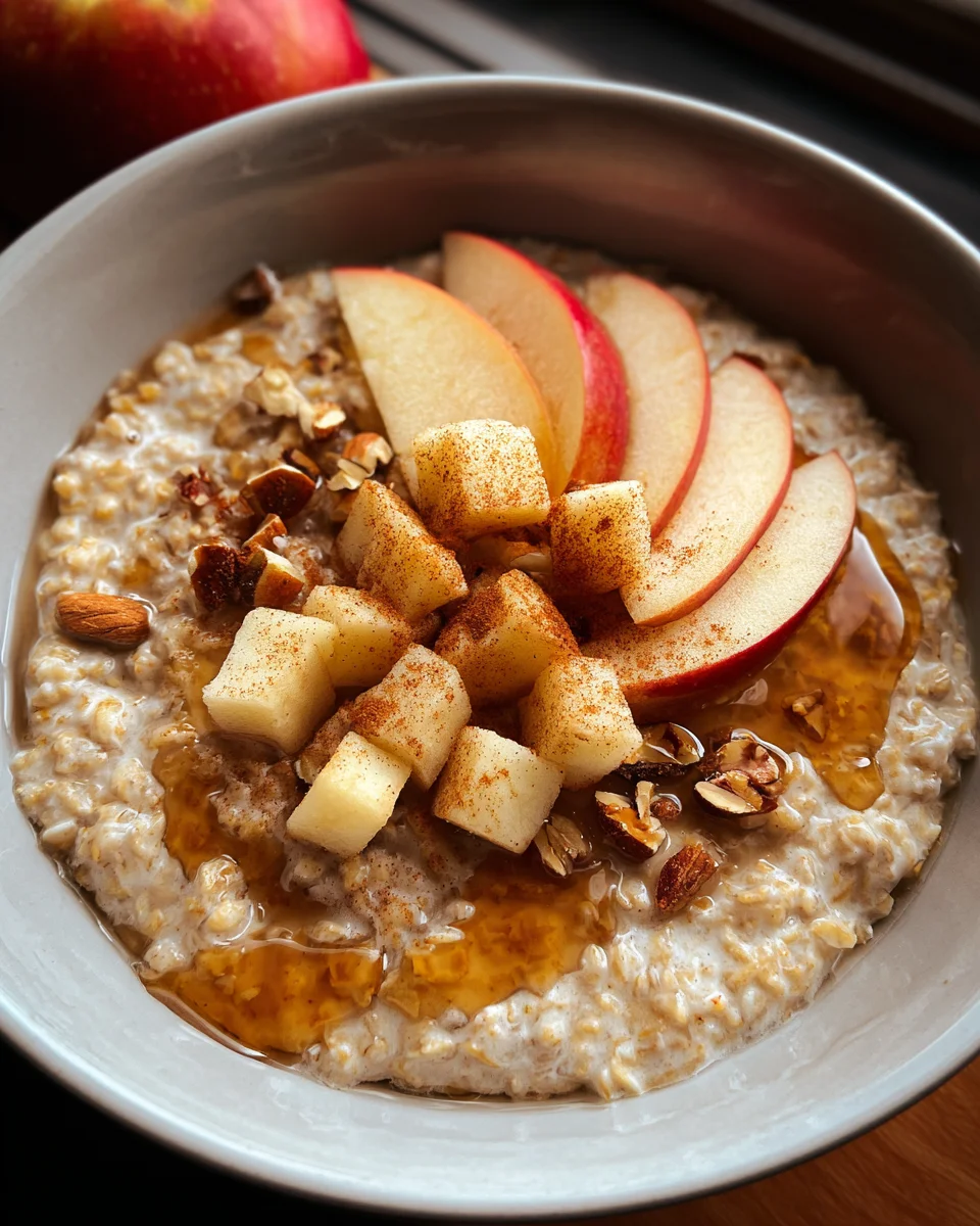 Apfel-Zimt-Haferbrei