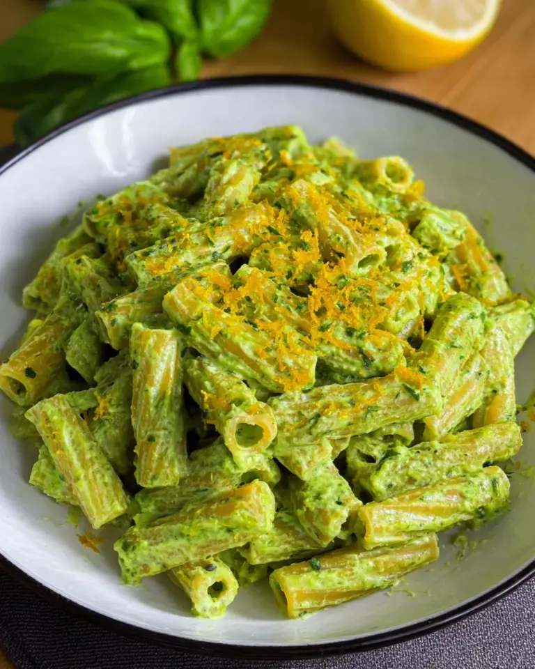 Avocado Frischkäse Pasta