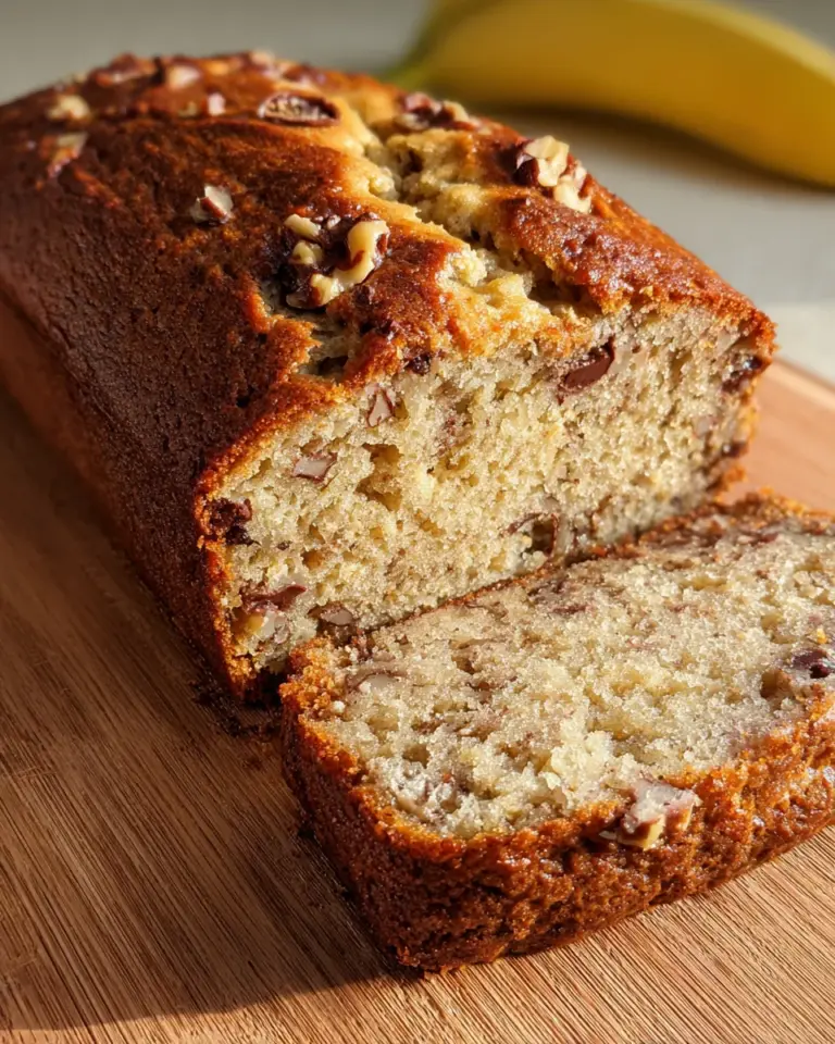 Bananenbrot mit Quark