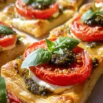 Blätterteig-Tomaten-Quadrate