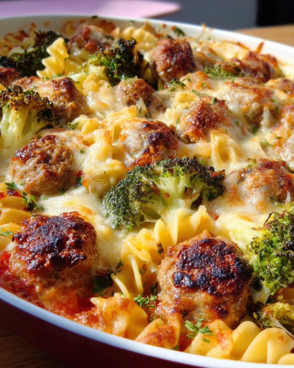 Broccoli-Nudelauflauf