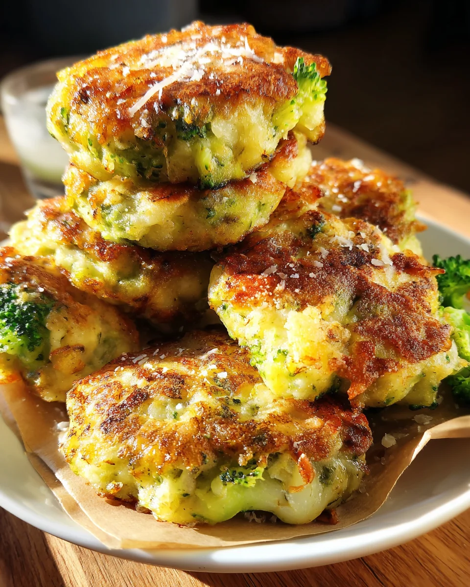 Brokkoli-Käse-Puffer