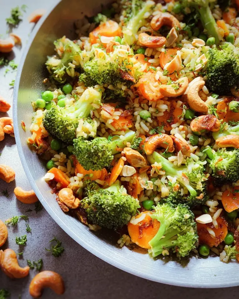 Brokkoli-Reis-Pfanne – schnelles & vegetarisches Rezept