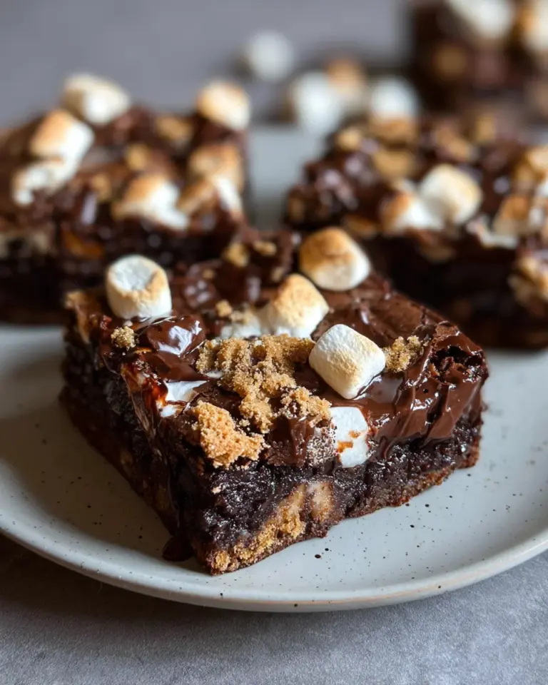 Brownie mit Marshmallows und Kekse (einfaches Rezept)