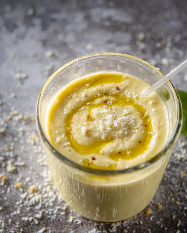 Caesar Dressing ohne Ei und ohne Sardellen