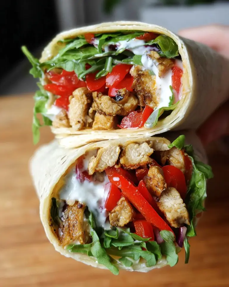 Chicken Wraps - saftige Füllung für Wraps mit Hähnchen