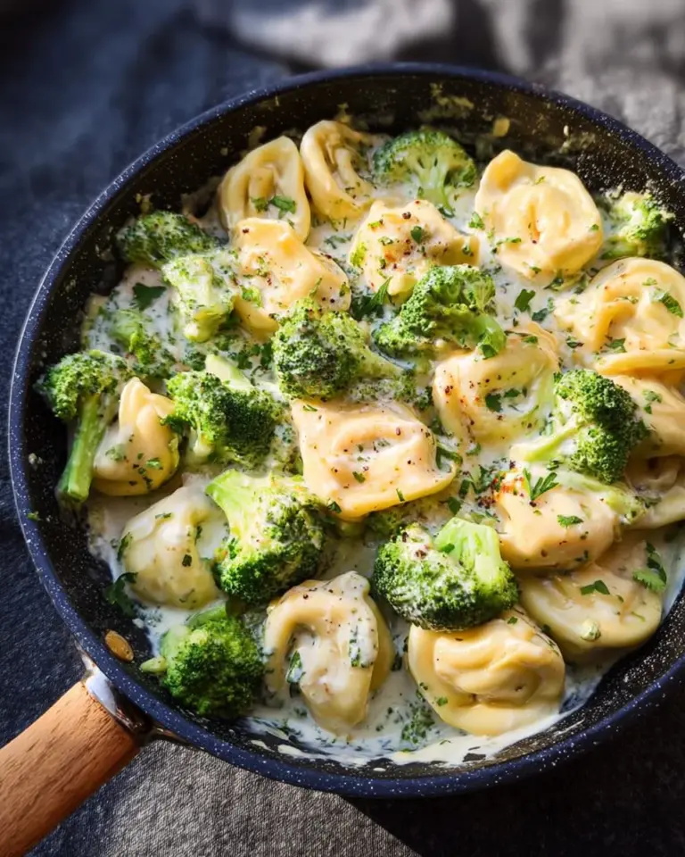 Cremige Tortellini Brokkoli Pfanne