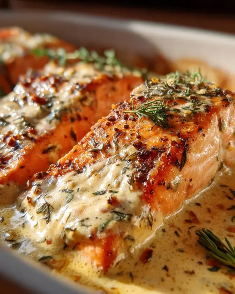 Cremiges Lachsfilet aus dem Ofen