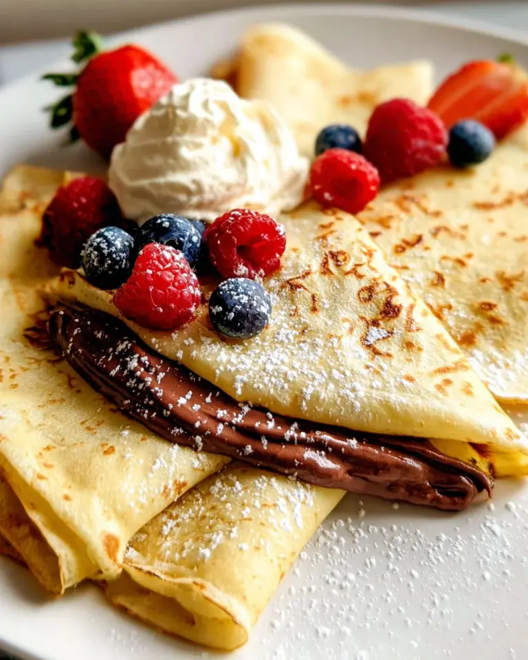 Crepes Rezept - Einfach Crepes selber machen