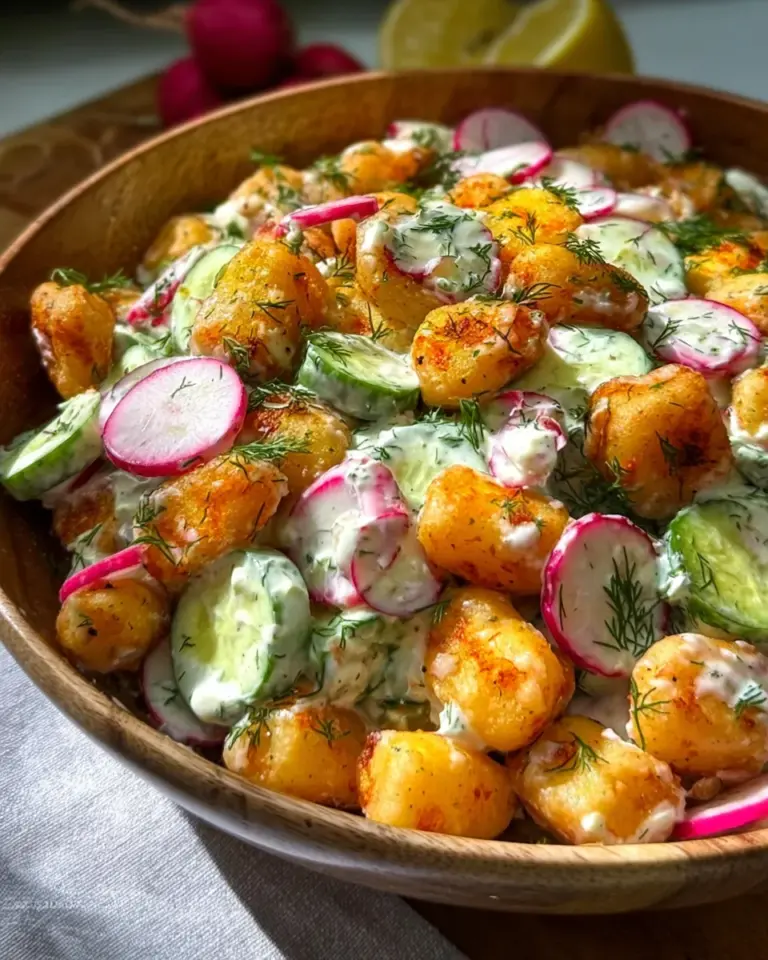 Crunchy Gnocchi Salat