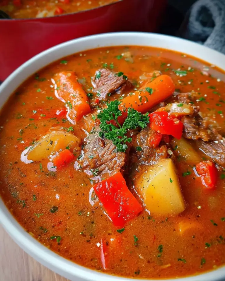 Deftige Gulaschsuppe