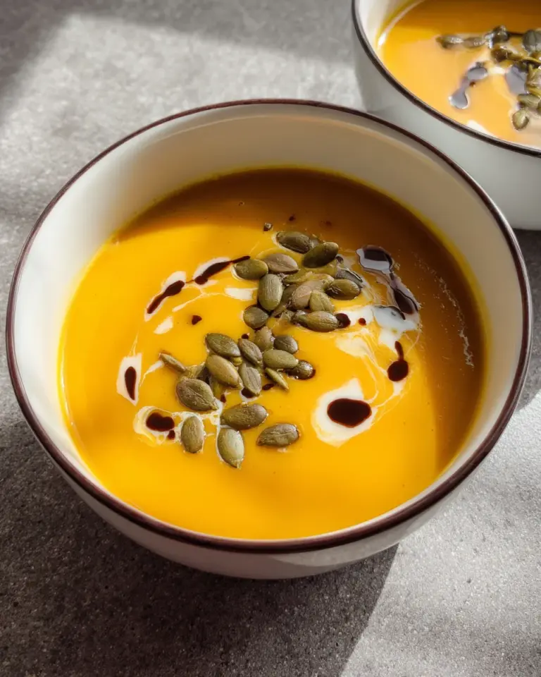 Einfache Kürbissuppe | Rezept ohne Sahne