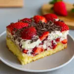 Erdbeere Stracciatella Kuchen