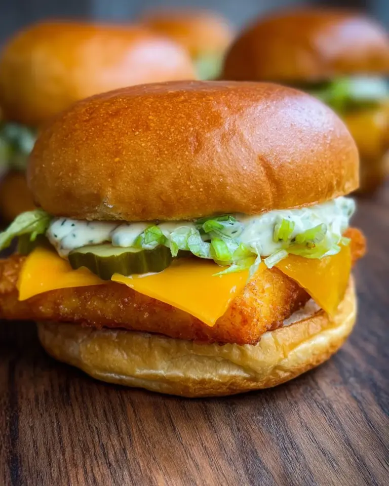 Fisch Burger wie von MC Donalds