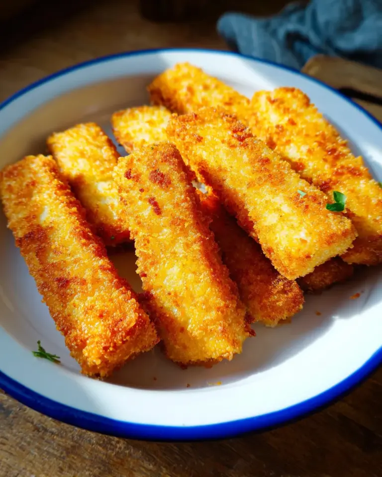 Fischstäbchen aus der Heißluftfritteuse