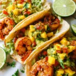 Garnelen Tacos mit Mango-Avocado-Salsa