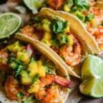 Garnelen Tacos mit Mango-Avocado-Salsa