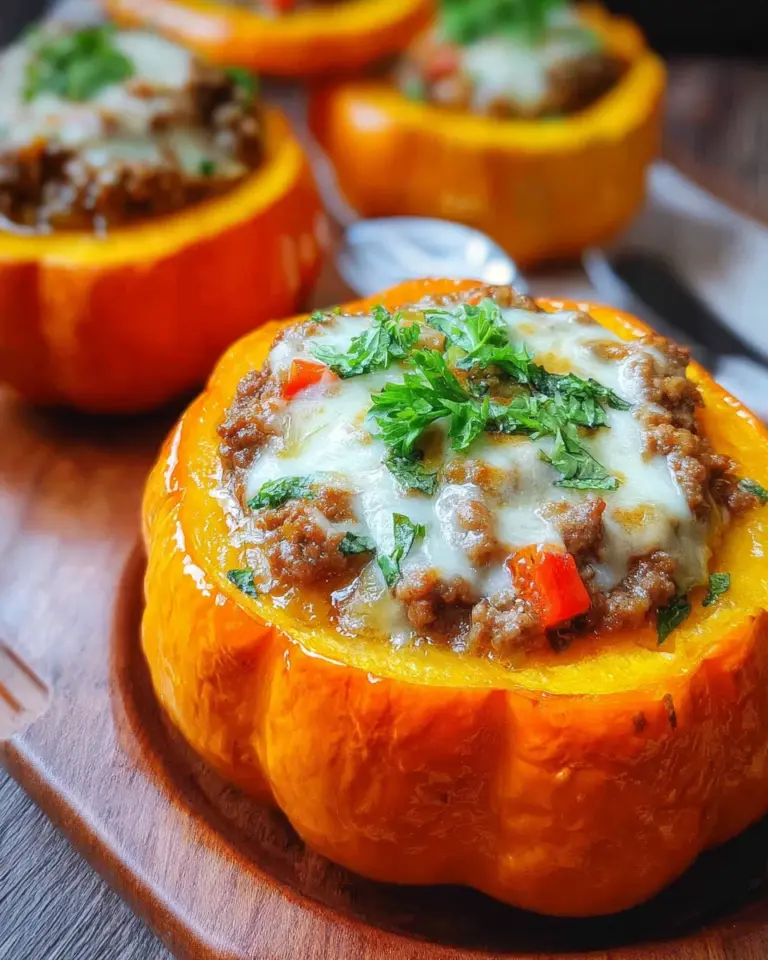 Gefüllter Kürbis mit Hackfleisch: 2 Tricks, die dich umhauen