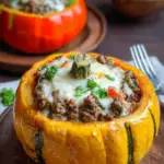 Gefüllter Kürbis mit Hackfleisch: 2 Tricks, die dich umhauen