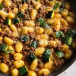 Gnocchi - Zucchini - Pfanne mit Hackfleisch