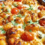 Gnocchi Auflauf mit Tomate und Mozzarella