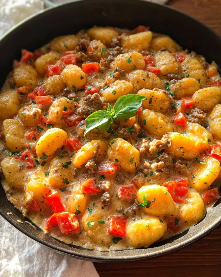 Gnocchi Pfanne mit Hackfleisch