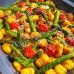 Gnocchi Spargel Blech