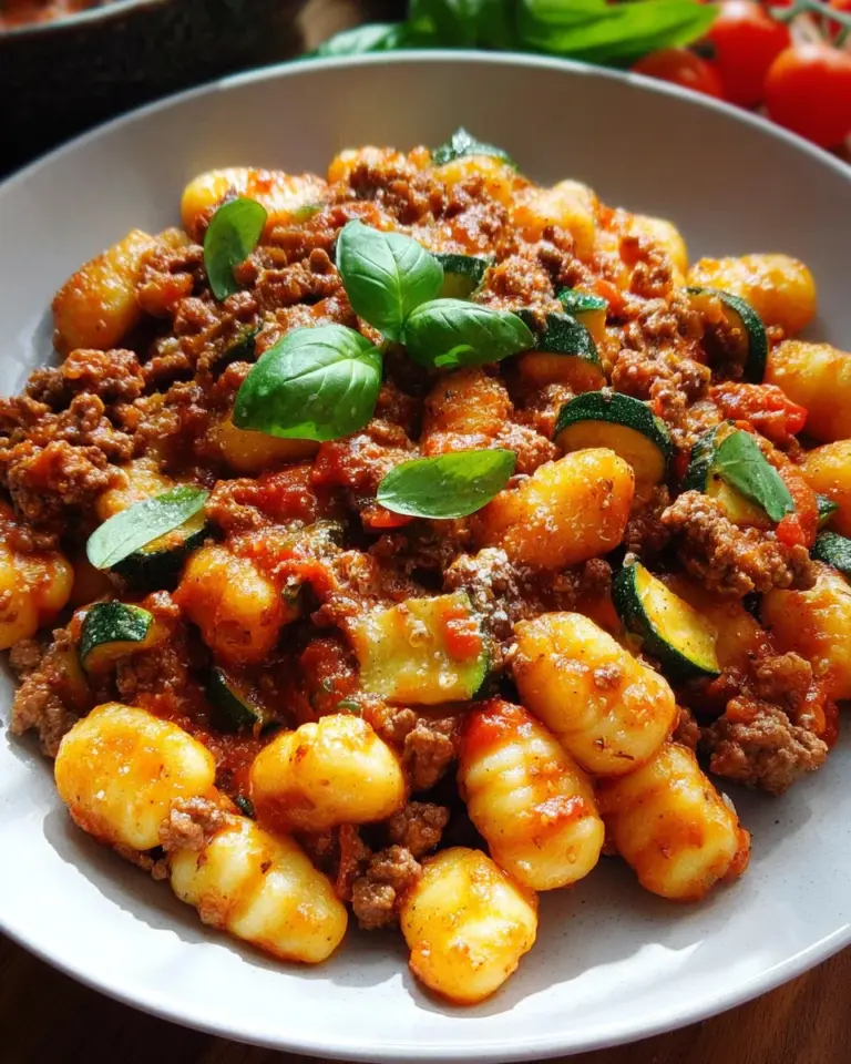 Gnocchi mit Hackfleisch - einfach und lecker