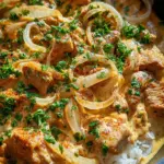 Gyros-Pfanne mit Frischkäse